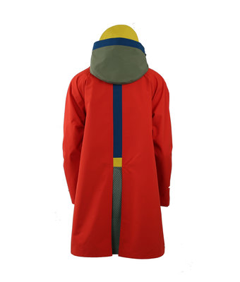Blaest regenjas model Amsterdam rood