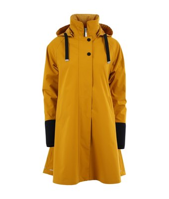 Blaest regenjas model Firenze okergeel
