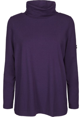 Two Danes Benedicte colpulli shirt donkerpaars 25531-249