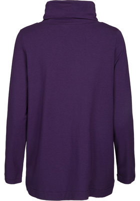 Two Danes Benedicte colpulli shirt donkerpaars 25531-249
