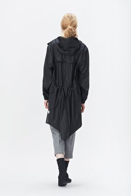 Rains Regenjas Parka Jacket unisex zwart 1233-01