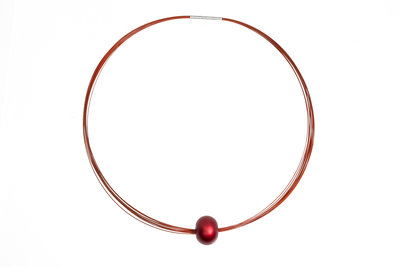 Otracosa Ketting met kraal Rood K02/K5