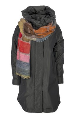 Flare Collection winterjas 3175 donkergroen