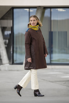 Blaest winter regenjas model Wien zwart