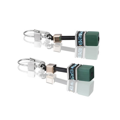 Coeur de Lion Oorbellen 2838/ /0537 Multicolor Green-Petrol
