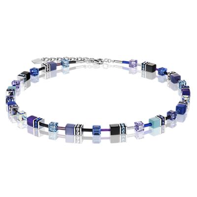 Coeur de Lion Ketting 2838/ /0708 Blue-Purple