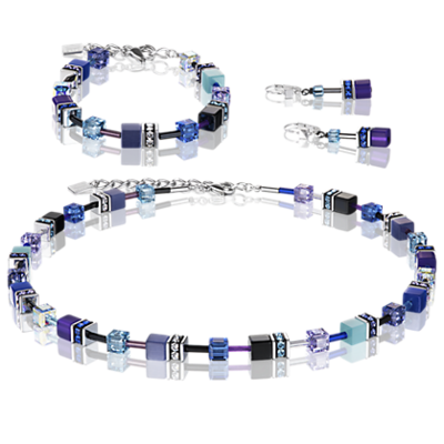 Coeur de Lion Ketting 2838/ /0708 Blue-Purple
