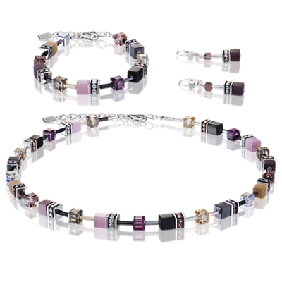 Coeur de Lion Ketting 2838/ /0838 Purple-Rose