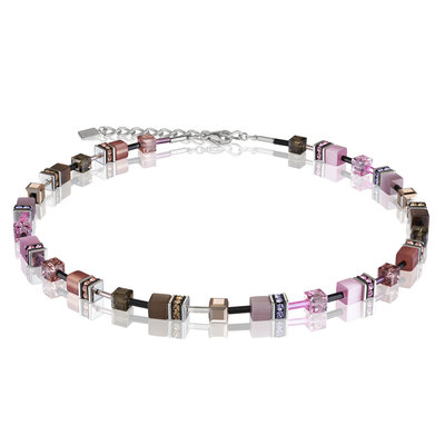 Coeur de Lion Ketting 2838/ /1119 Brown-Rose