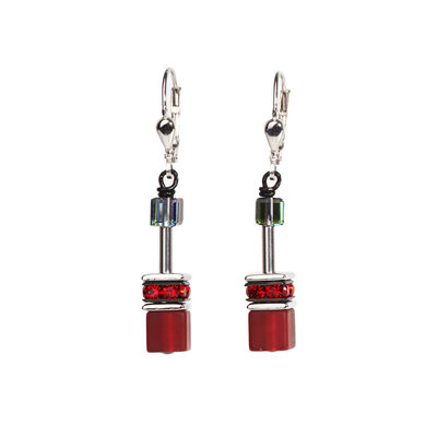 Coeur de Lion Oorbellen 4014/ /0312 Red-Grey