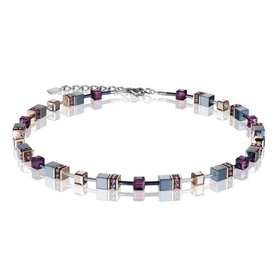 Coeur de Lion Ketting 4015/ /0824 Amethyst