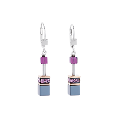 Coeur de Lion Oorbellen 4015/ /0824 Amethyst