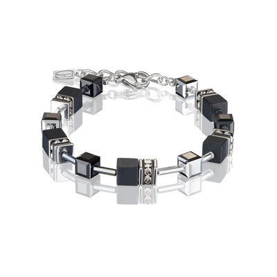 Coeur de Lion Armband 4018/ /1317 Black-Silver