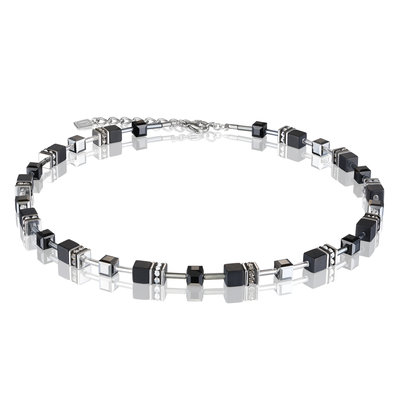Coeur de Lion Ketting 4018/ /1317 Black-Silver