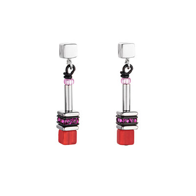 Coeur de Lion Oorbellen 4838/ /0319 Red-Rose
