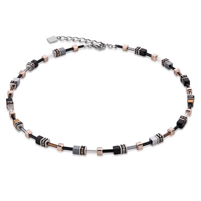 Coeur de Lion Ketting 4838/ /1331 Black-Copper