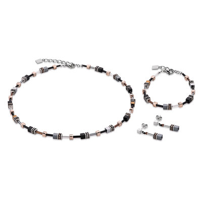 Coeur de Lion Ketting 4838/ /1331 Black-Copper