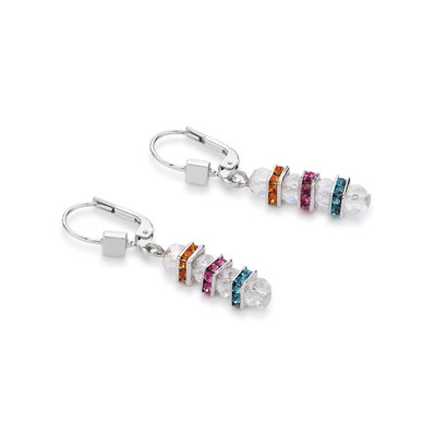 Coeur de Lion Oorbellen 4858/ /1518 Multicolor Crystal
