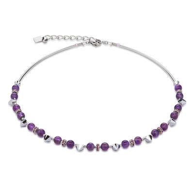 Coeur de Lion Ketting 4894/ /0800 Purple