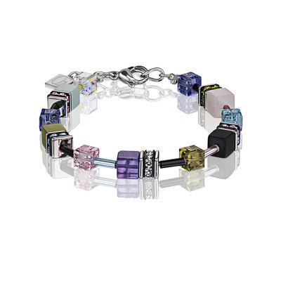 Coeur de Lion Armband 4905/ /1562 Multicolor Gemstone Vintage