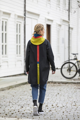 Blaest regenjas model Amsterdam zwart