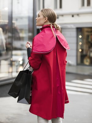 Blaest regenjas model Firenze rood