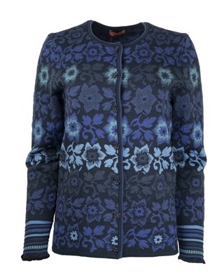 Oleana Cardigan 343 W dark blue