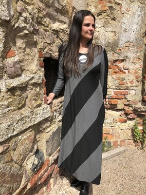 Baldino kleding jurk 2-1058B zwart/grijs