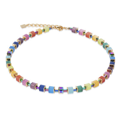 Coeur de Lion Ketting 4947/ /1535 Multicolor Rainbow-Gold