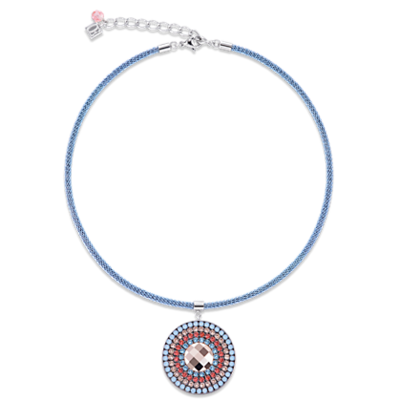 Coeur de Lion Ketting 4954/ /2003 Aqua-red
