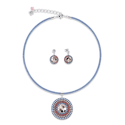 Coeur de Lion Ketting 4954/ /2003 Aqua-red