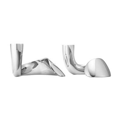 Georg Jensen Bloom kandelaar set van 2
