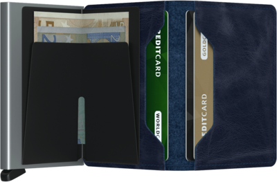 Secrid Slimwallet S Vintage Blue portemonnee
