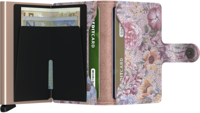 Secrid Miniwallet MC Crisple Rose Floral portemonnee