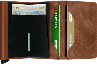 Secrid Slimwallet S Vintage Cognac Rust portemonnee