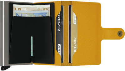 Secrid Miniwallet MC Crisple Amber portemonnee