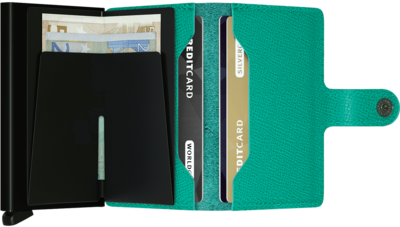 Secrid Miniwallet MC Crisple Emerald portemonnee