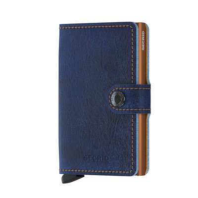 Secrid Miniwallet MV Vintage Indigo 5 Rust portemonnee