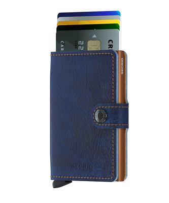 Secrid Miniwallet MV Vintage Indigo 5 Rust portemonnee