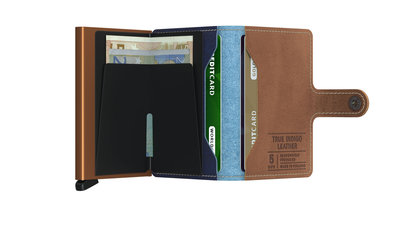 Secrid Miniwallet MV Vintage Indigo 5 Rust portemonnee