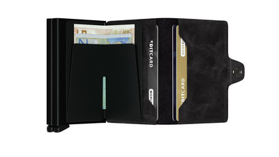 Secrid Twinwallet T Vintage Black portemonnee