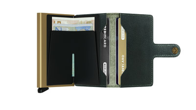 Secrid Miniwallet M Rango Green Gold portemonnee