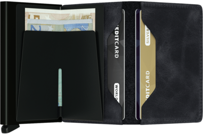 Secrid Slimwallet S Vintage Black portemonnee