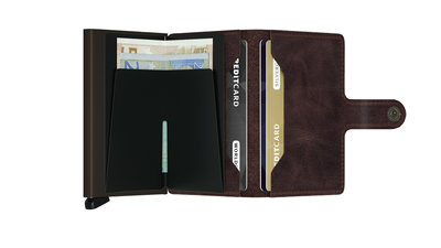 Secrid Miniwallet MV Vintage Chocolate portemonnee