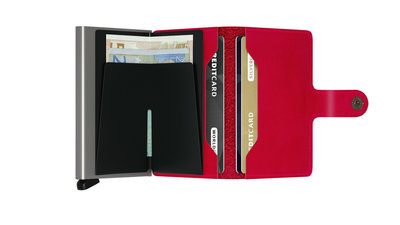 Secrid Miniwallet M Original Red Lipstick portemonnee