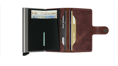 Secrid Miniwallet MV Vintage Brown portemonnee