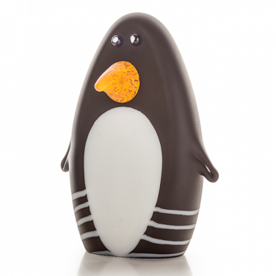 Glasstudio Borowski Pinguin Zwart