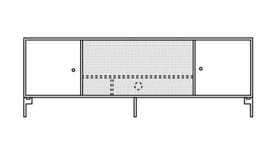 Montana TV meubel, model 01 (SI13/SI13P) TV kast campagne ladekast/opbergkast Prijsvoorbeeld van € 1690,00 voor € 1350,00*