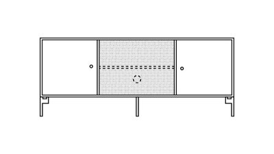 Montana TV meubel, model 02 (SJ13/SJ13P) TV kast campagne ladekast/opbergkast Prijsvoorbeeld van € 1420,00 voor € 1135,00*