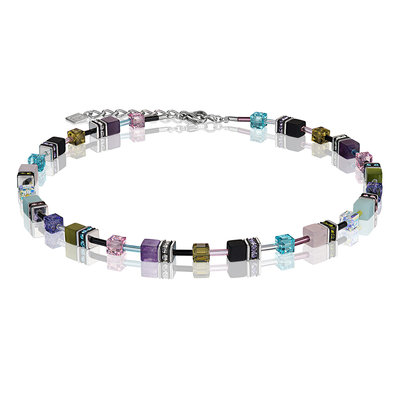 Coeur de Lion Ketting 4905/ /1562 Multicolor Gemstone Vintage